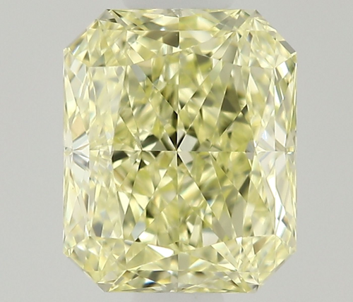 0.5 carat Fancy Light Yellow-VVS1 Natūralus Radiant Deimantas (1)