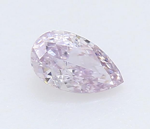 0.17 carat Fancy Light Purplish Pink-VS2 Natūralus Pear Deimantas (1)