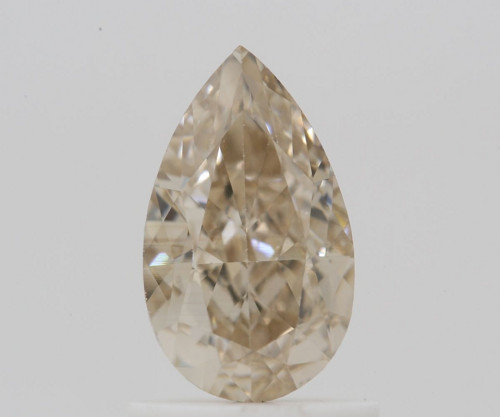 1.17 carat Fancy Light Brown-VS1 Natūralus Pear Deimantas (1)