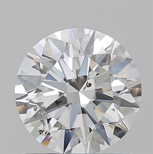 1.12 carat G-SI2 Excellent cut Natūralus Round Deimantas (1)