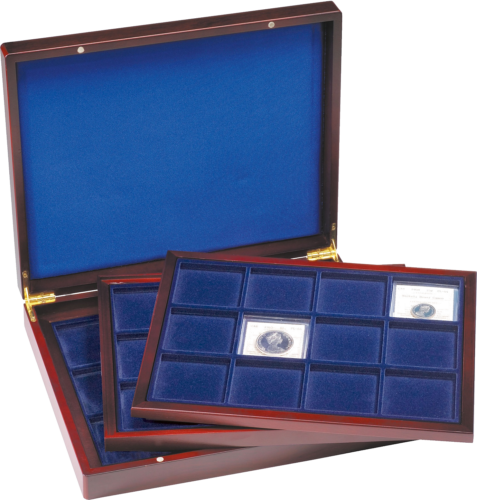 Dėžutė Monetoms/Medaliams Quadrum XL kapsulėse (67x67 mm) (1)