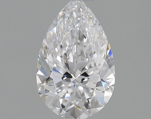 0.5 carat D-VS2 Natūralus Pear Deimantas (1)