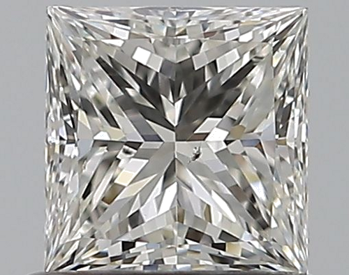 0.7 carat H-SI1 Natūralus Princess Deimantas (1)