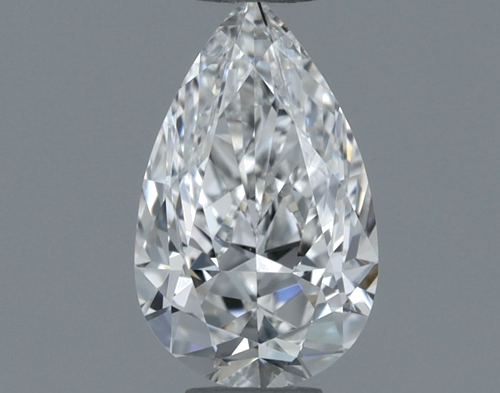 0.5 carat F-VS2 Natūralus Pear Deimantas (1)