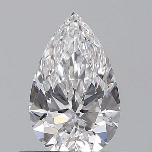 0.5 carat D-VVS1 Natūralus Pear Deimantas (1)