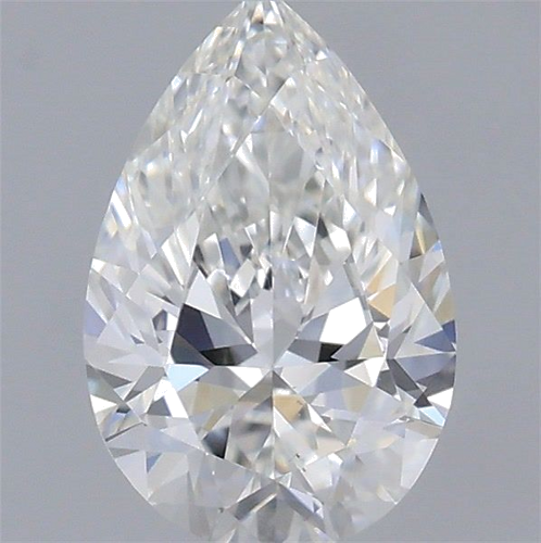 0.43 carat F-VS1 Natūralus Pear Deimantas (1)