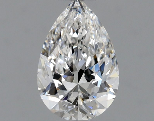 0.5 carat E-VVS2 Natūralus Pear Deimantas (1)