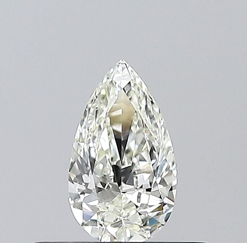 0.3 carat K-VS2 Natūralus Pear Deimantas (1)