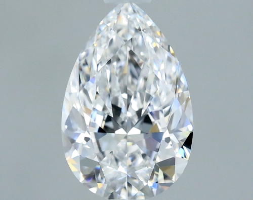 0.7 carat D-VVS2 Natūralus Pear Deimantas (1)