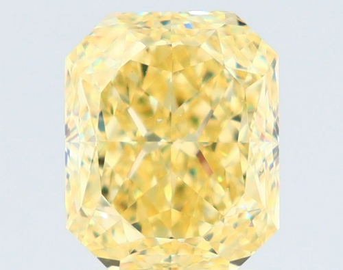 3.02 carat Fancy Intense Yellow-VS2 Natūralus Radiant Deimantas (1)