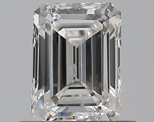 0.45 carat E-SI2 Natūralus Emerald Deimantas (1)