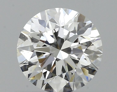 0.5 carat F-SI1 Excellent cut Natūralus Round Deimantas (1)