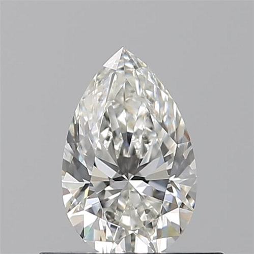 0.51 carat I-VVS1 Natūralus Pear Deimantas (1)