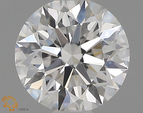0.42 carat E-VVS1 Excellent cut Natūralus Round Deimantas (1)