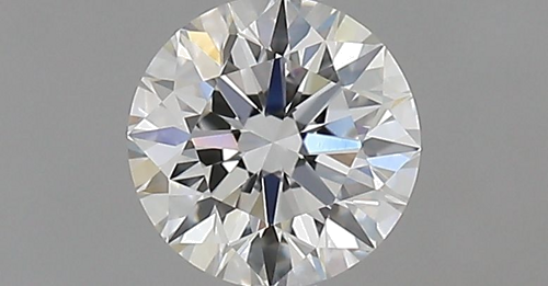 0.58 carat F-VVS1 Excellent cut Natūralus Round Deimantas (1)