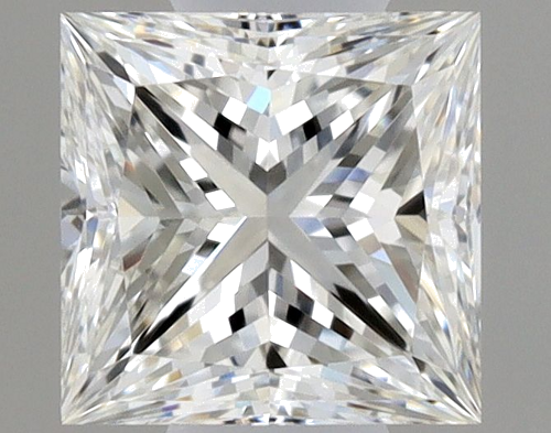 0.4 carat H-VVS2 Natūralus Princess Deimantas (1)
