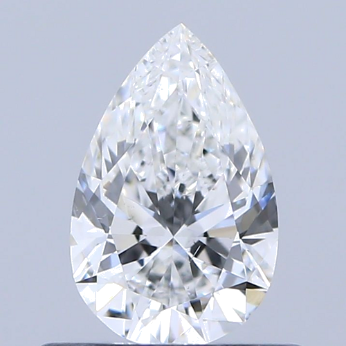 0.5 carat E-VS2 Natūralus Pear Deimantas (1)