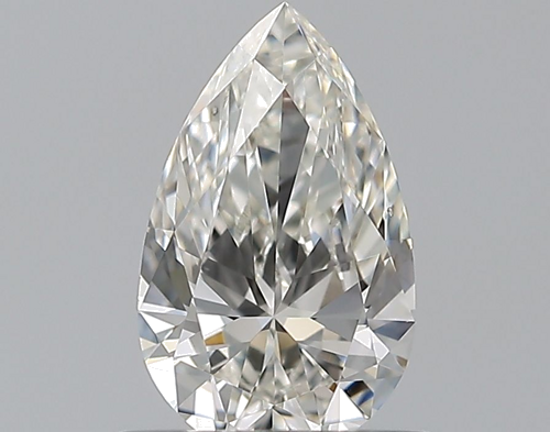 0.5 carat H-SI1 Natūralus Pear Deimantas (1)