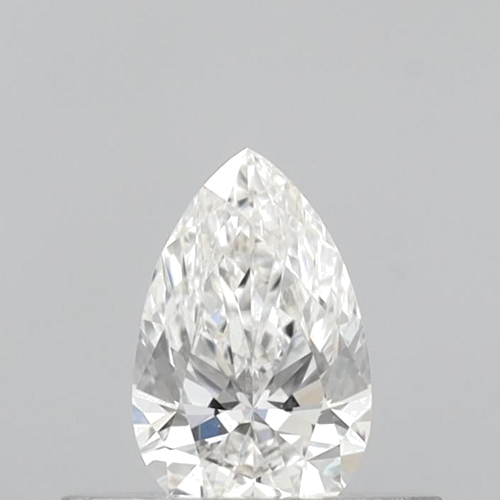 0.31 carat F-VVS2 Natūralus Pear Deimantas (1)