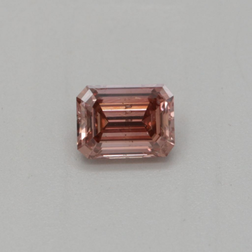 0.25 carat Fancy Deep Brownish Orangey Pink-SI2 Natūralus Emerald Deimantas (1)