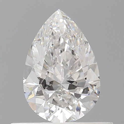 0.5 carat D-SI1 Natūralus Pear Deimantas (1)
