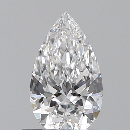 0.5 carat D-VVS1 Natūralus Pear Deimantas (1)