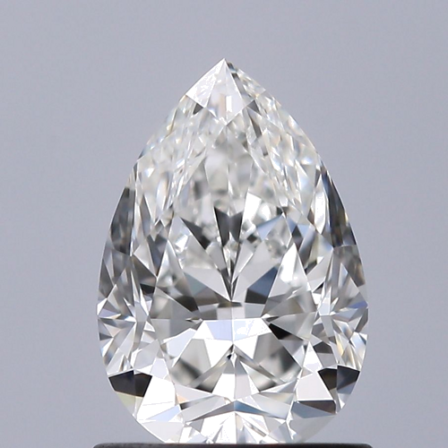 0.91 carat G-IF Natūralus Pear Deimantas (1)