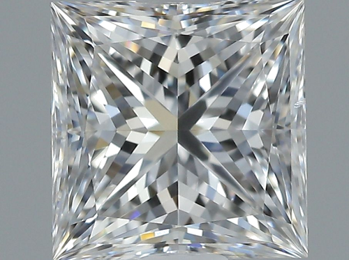 1.3 carat F-VS2 Natūralus Princess Deimantas (1)