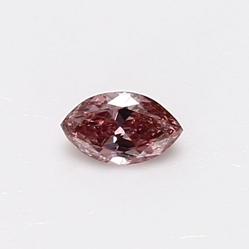 0.25 carat Fancy Intense  Pink-SI1 Natūralus Marquise Deimantas (1)
