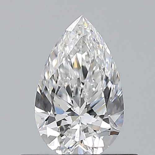 0.5 carat E-VS2 Natūralus Pear Deimantas (1)