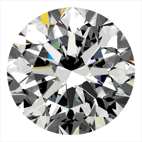 0.3 carat G-VS2 Very Good cut Natūralus Round Deimantas (1)