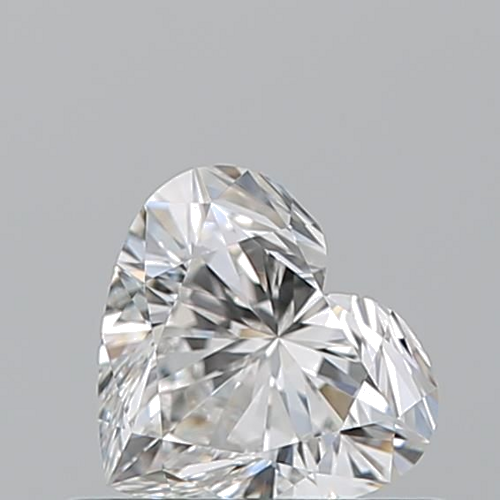 0.51 carat F-IF Natūralus Heart Deimantas (1)