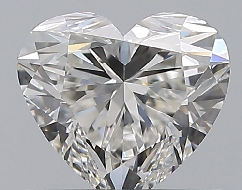 0.75 carat G-VVS2 Natūralus Heart Deimantas (1)