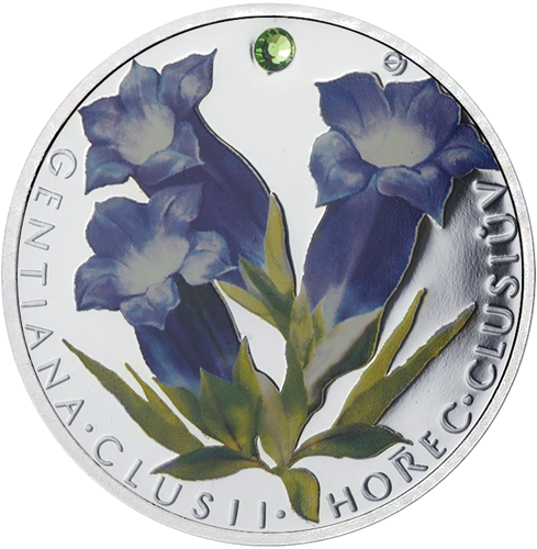1 Dollar Gentian 2013 Niue Silver Coin (1)