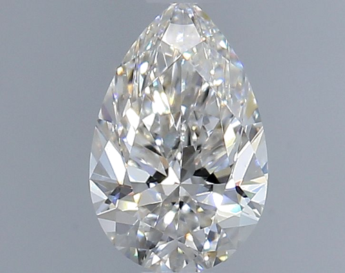 0.5 carat F-VVS2 Natūralus Pear Deimantas (1)