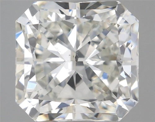 5.06 carat J-SI1 Natūralus Radiant Deimantas (1)