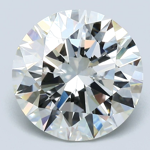 4.04 carat I-SI1 Excellent cut Natūralus Round Deimantas (1)