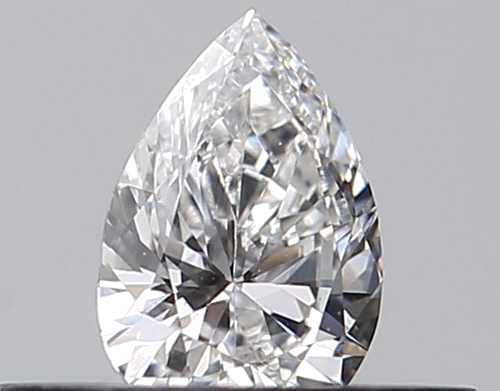0.24 carat E-VVS2 Natūralus Pear Deimantas (1)