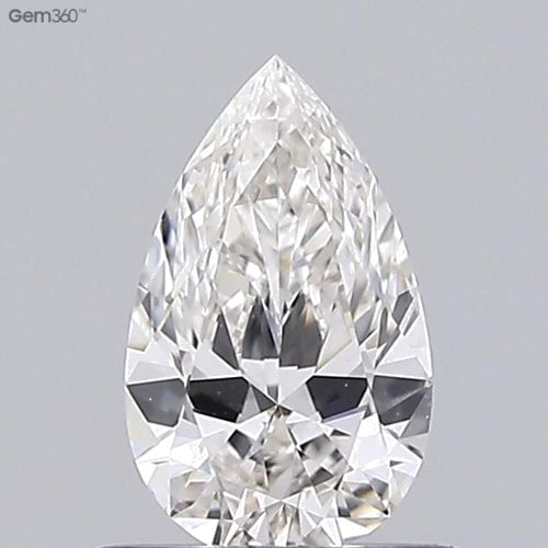 0.51 carat J-VVS1 Natūralus Pear Deimantas (1)