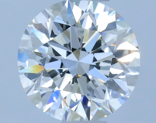 0.5 carat F-VVS2 Excellent cut Natūralus Round Deimantas (1)