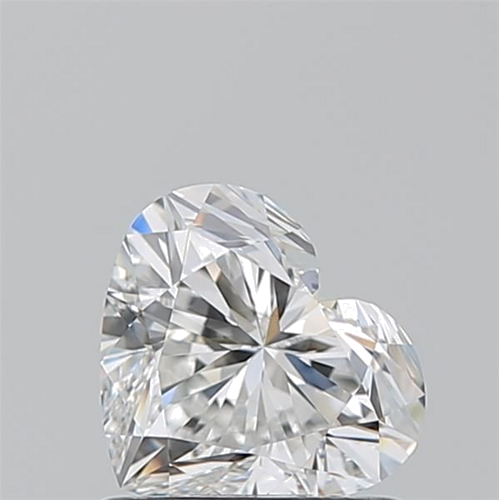 1.01 carat F-VS1 Natūralus Heart Deimantas (1)