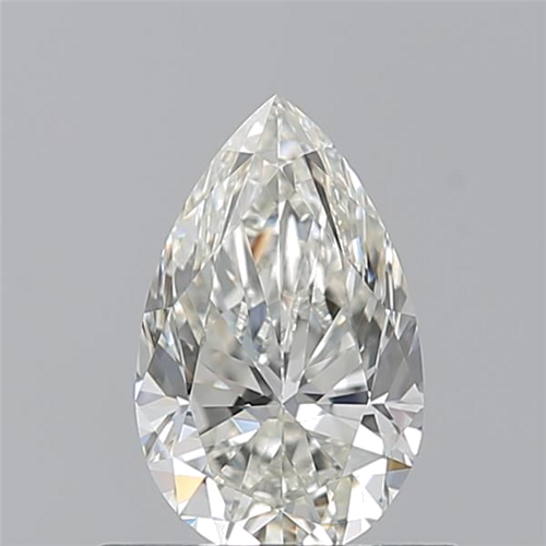0.7 carat I-VVS1 Natūralus Pear Deimantas (1)