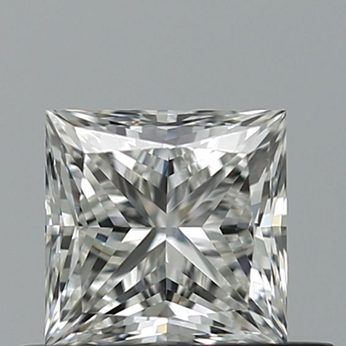 0.6 carat H-VVS2 Natūralus Princess Deimantas (1)