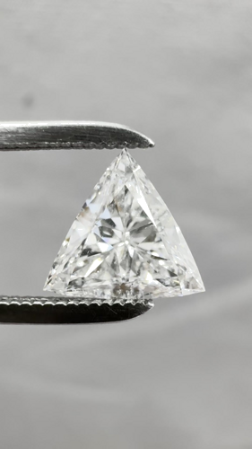 0.73 carat G-SI2 Natūralus Triangular Deimantas (1)