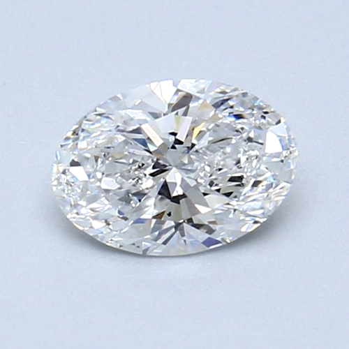 0.67 carat D-SI1 Natūralus Oval Deimantas (1)