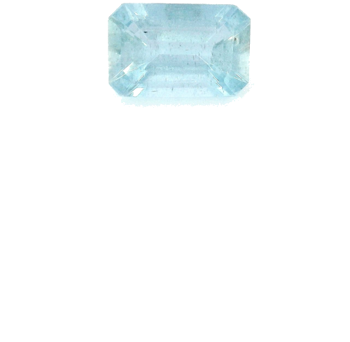 0.48 carat BLUE STEP cut Octagonal Aquamarine (1)