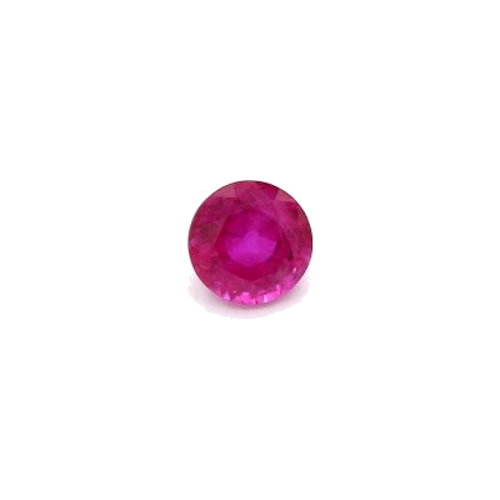 0.84 carat RED BRILLIANTSTEP cut Round Rubinas (1)