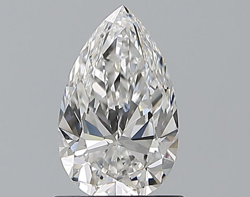 0.76 carat E-IF Natūralus Pear Deimantas (1)
