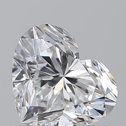 0.9 carat D-VVS2 Natūralus Heart Deimantas (1)