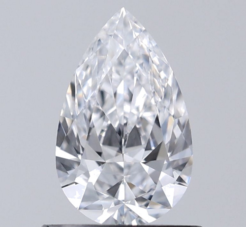 0.52 carat D-VVS1 Natūralus Pear Deimantas (1)